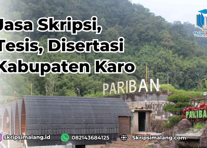 Jasa Disertasi Kabupaten Karo