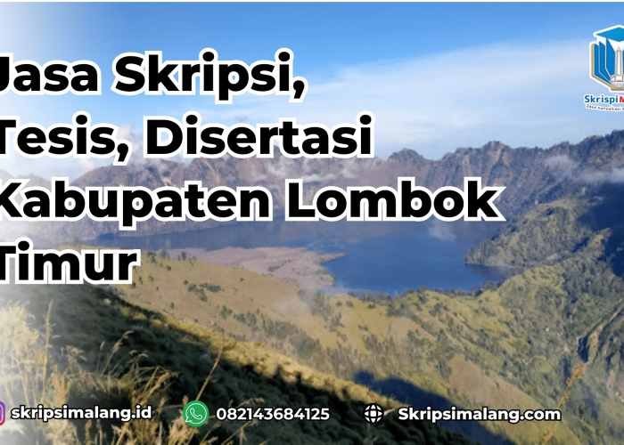 Jasa Skripsi Kabupaten Lombok Timur