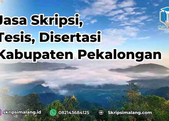 Jasa Disertasi Kabupaten Pekalongan