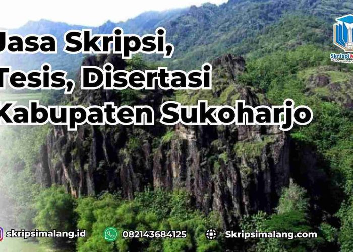 Jasa Disertasi Kabupaten Sukoharjo