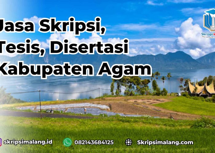 Jasa Disertasi Kabupaten Agam