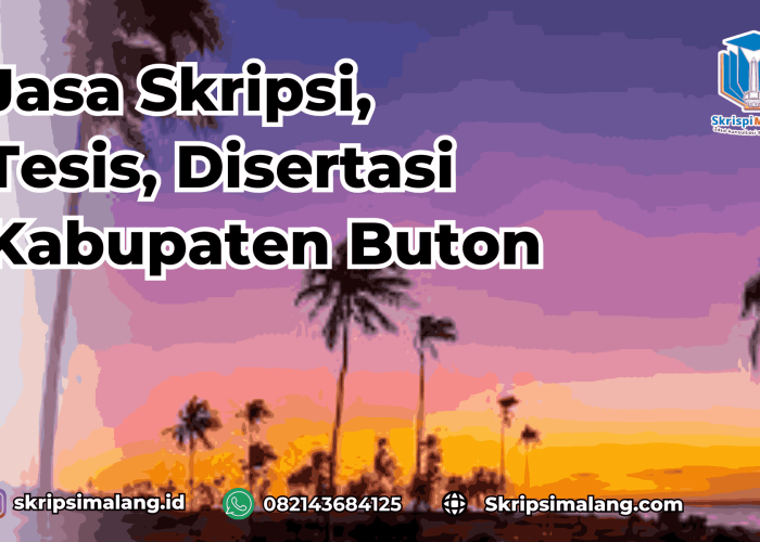 Jasa Disertasi Kabupaten Buton