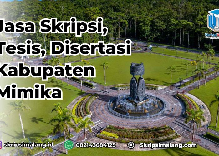 Jasa Disertasi Kabupaten Mimika