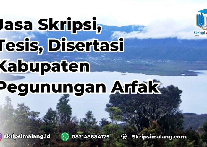 Jasa Disertasi Kabupaten Pegunungan Arfak