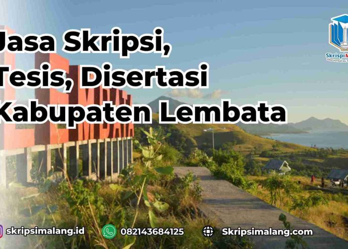 Jasa Disertasi Kabupaten Lembata