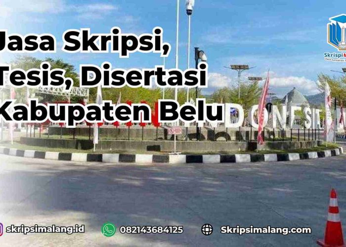 Jasa Disertasi Kabupaten Belu