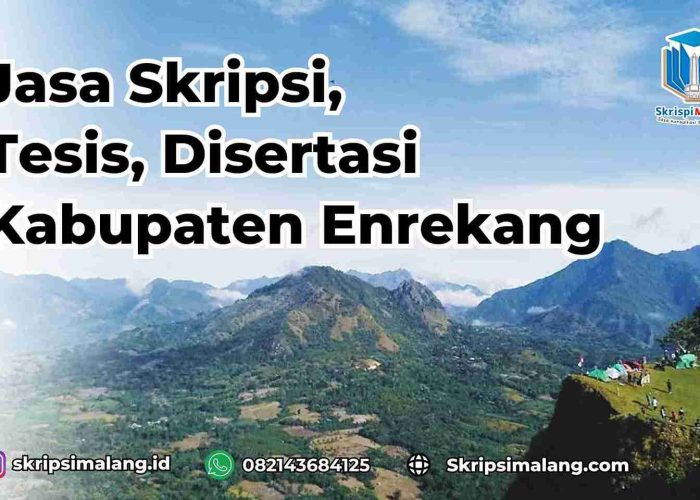 Jasa Disertasi Kabupaten Enrekang