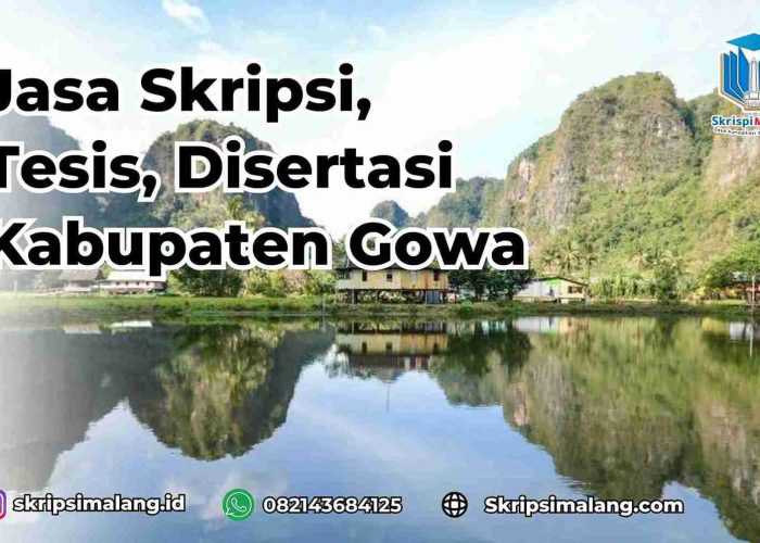 Jasa Disertasi Kabupaten Gowa