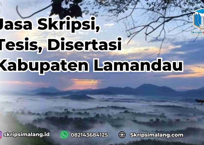 Jasa Disertasi Kabupaten Lamandau