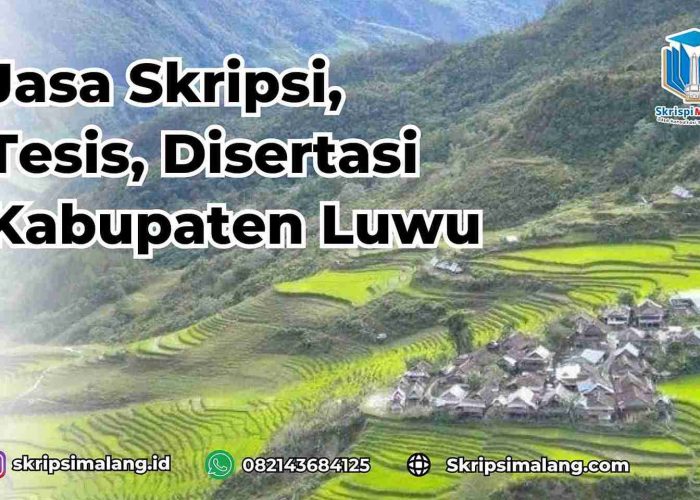 Jasa Disertasi Kabupaten Luwu