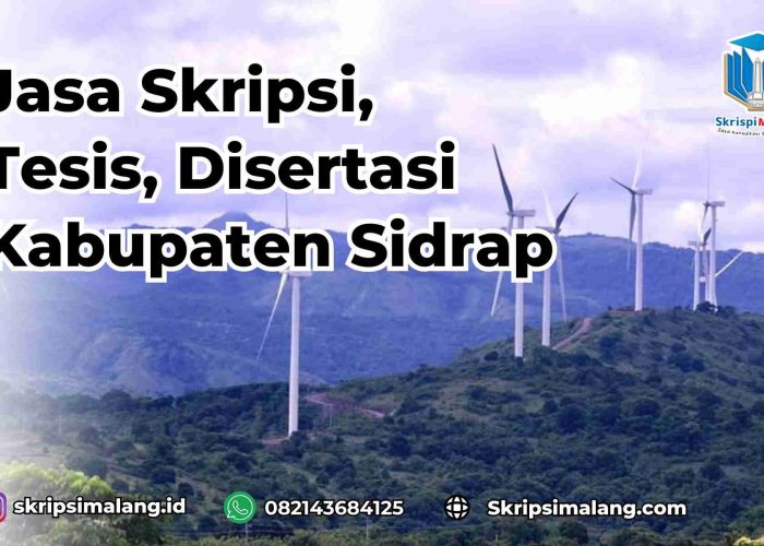 Jasa Skripsi Kabupaten Sidrap