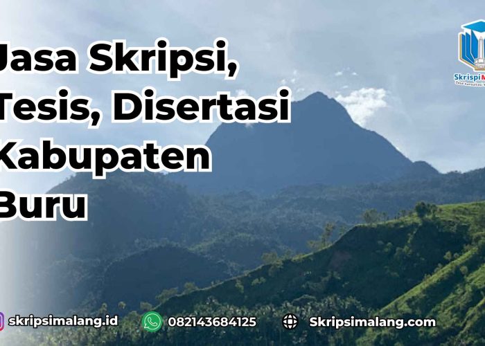 Jasa Disertasi Kabupaten Buru