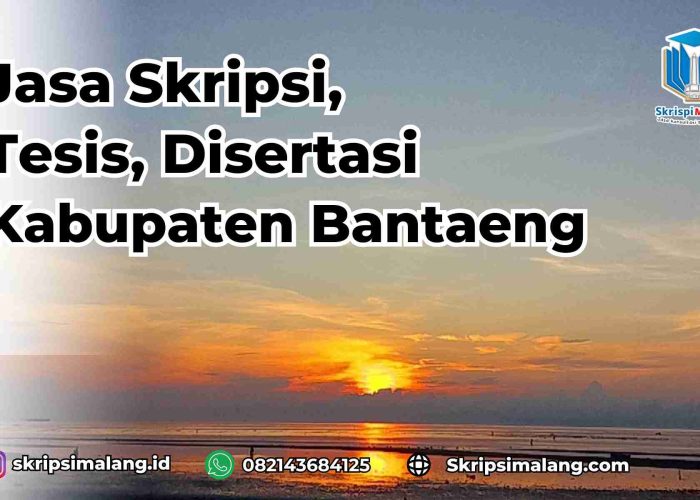 Jasa Disertasi Kabupaten Bantaeng