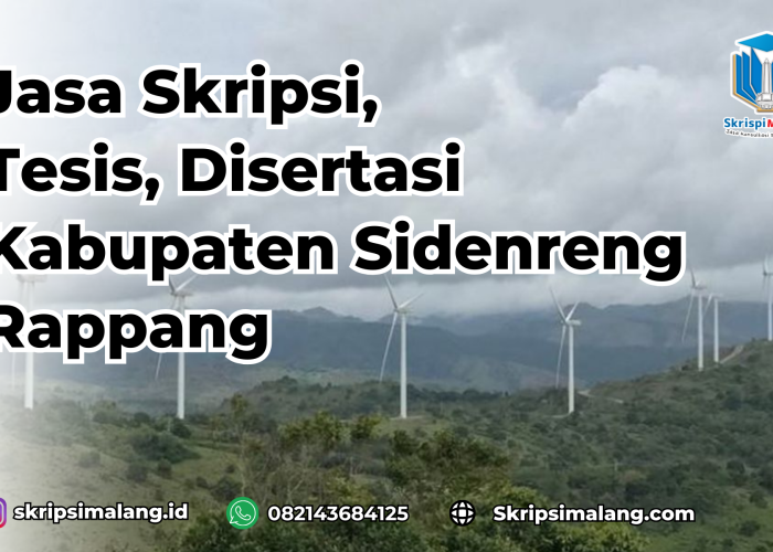 Jasa Disertasi Kabupaten Sidenreng Rappang