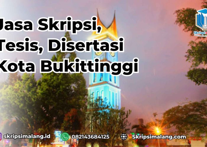 Jasa Disertasi Kota Bukittinggi