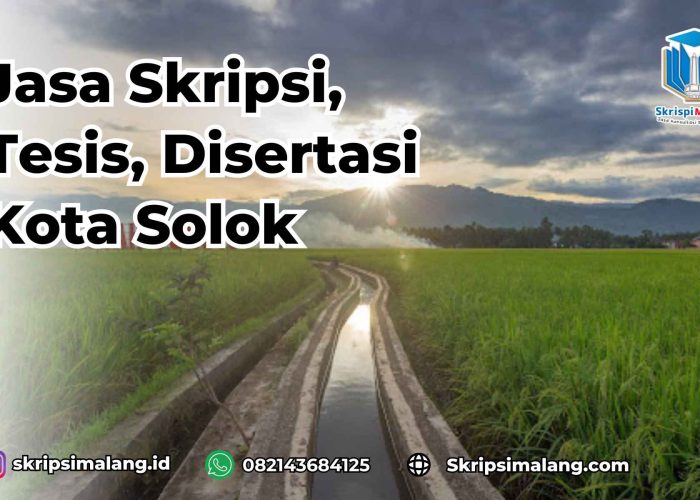 Jasa Disertasi Kota Solok