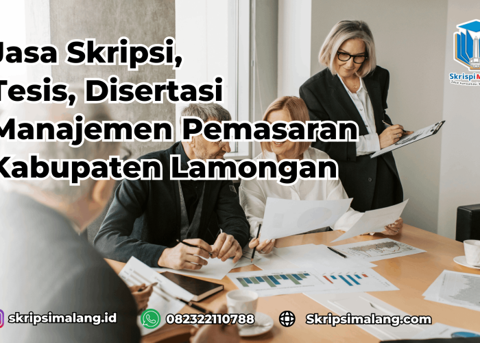 Jasa Tesis Manajemen Pemasaran Kabupaten Lamongan