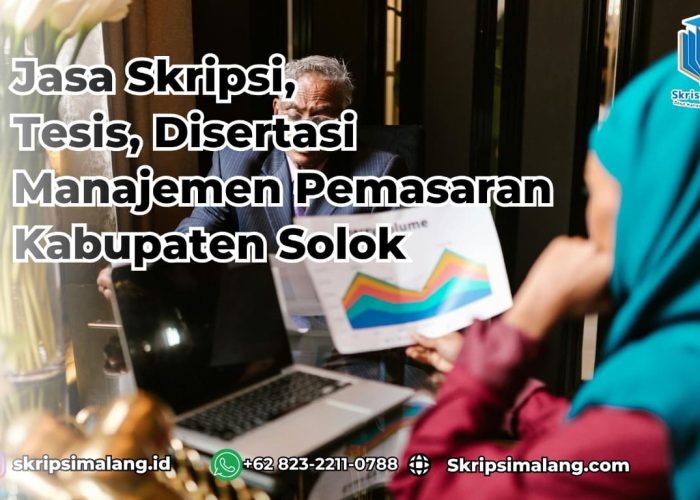 Jasa Tesis Manajemen Pemasaran Kabupaten Solok