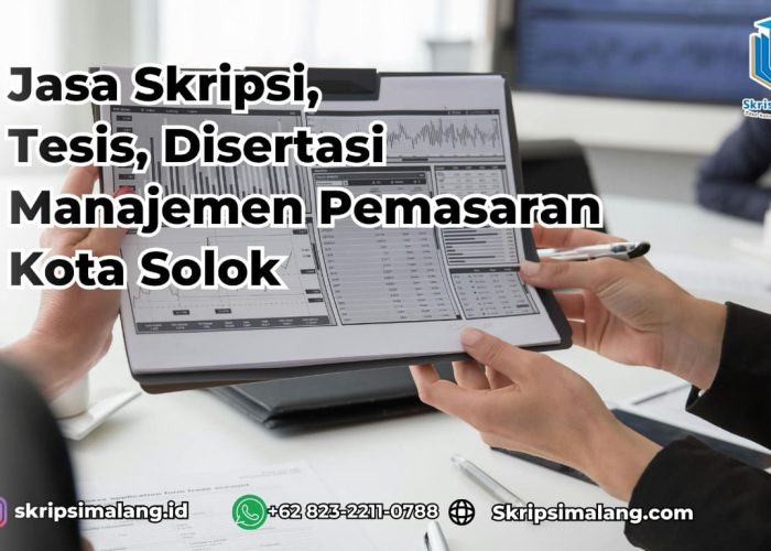 Jasa Skripsi Manajemen Pemasaran Kota Solok