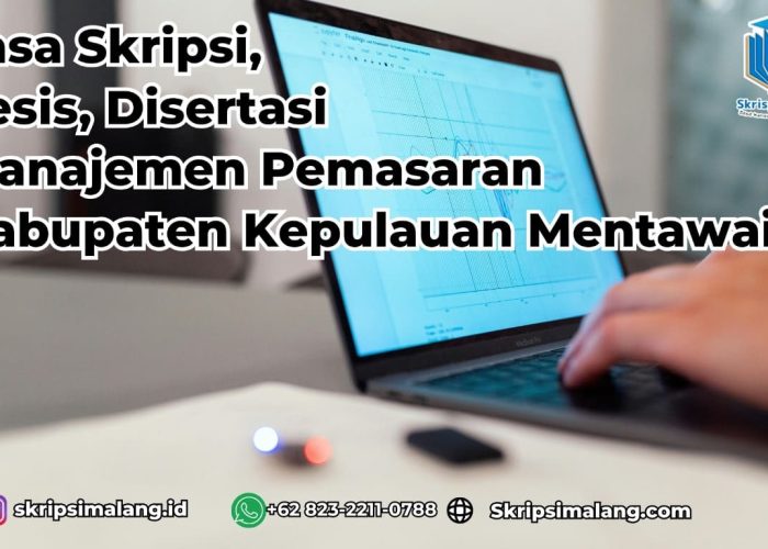 Jasa skripsi Manajemen Pemasaran Kabupaten Kepulauan Mentawai