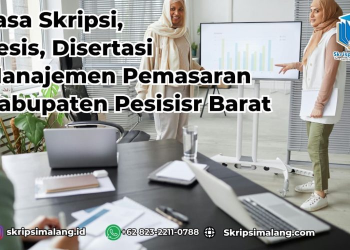 Jasa Tesis Manajemen Pemasaran Kabupaten Lampung Barat